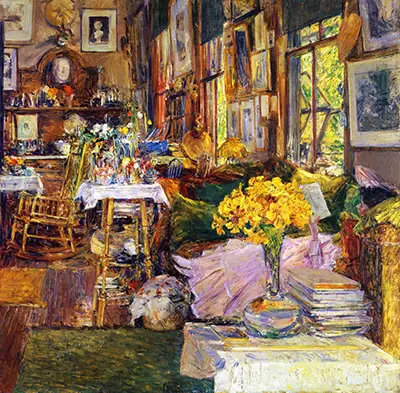 The Room of Flowers Childe Hassam